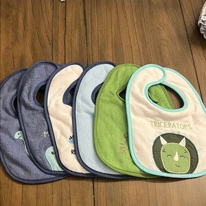 Dinosaur Baby Bib Set